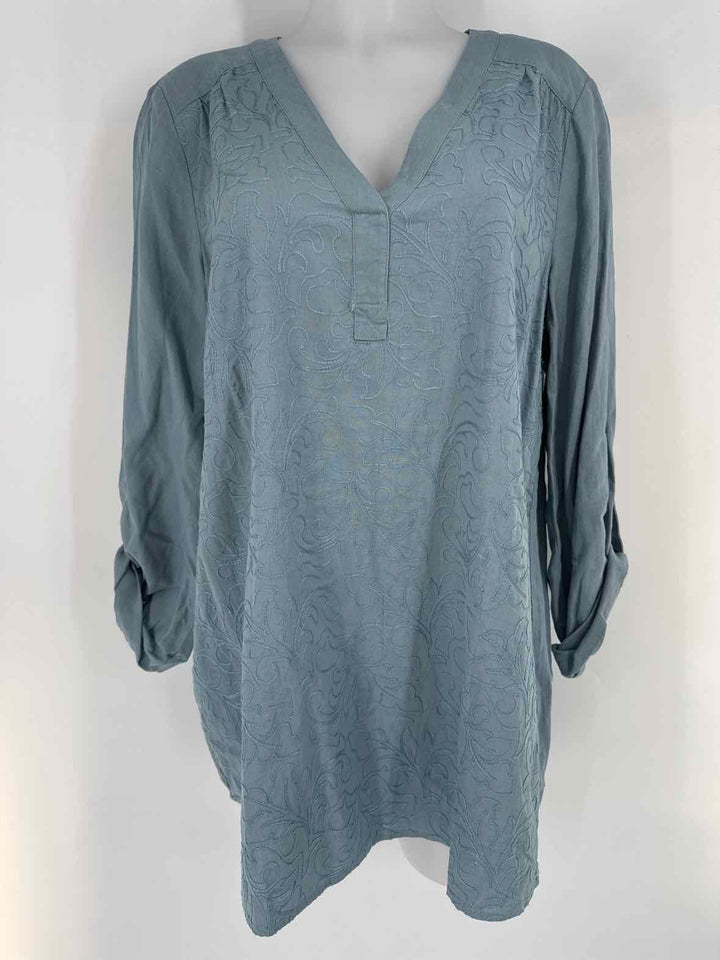 Size XL SOFT SURROUNDINGS Blue Shirt