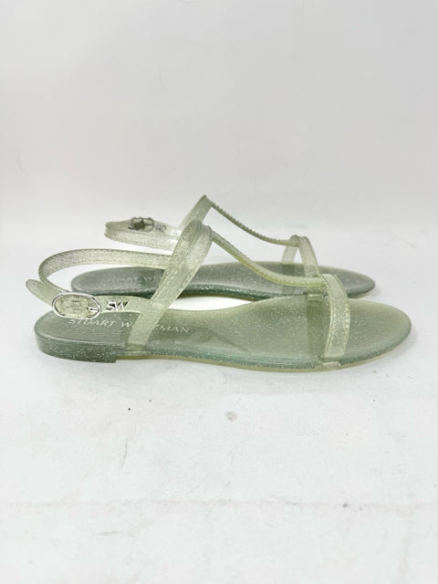 Shoe Size 10 Stuart Weitzman Gray Sandals