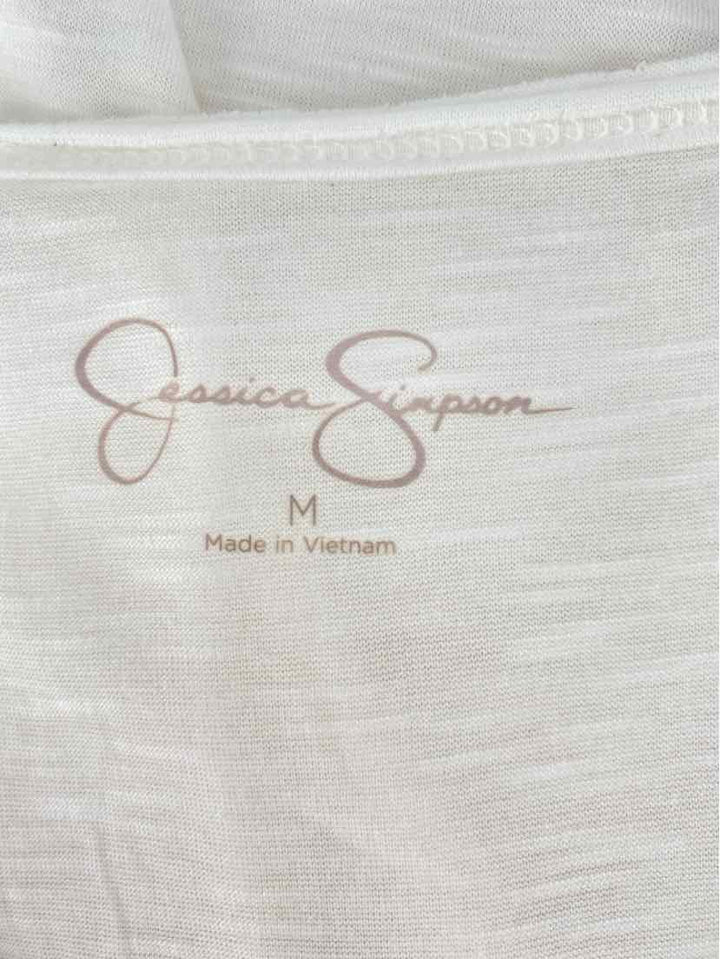 Size M Jessica Simpson White Shirt