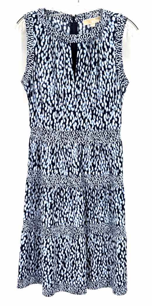 Size S Michael Kors Blue Print Dress