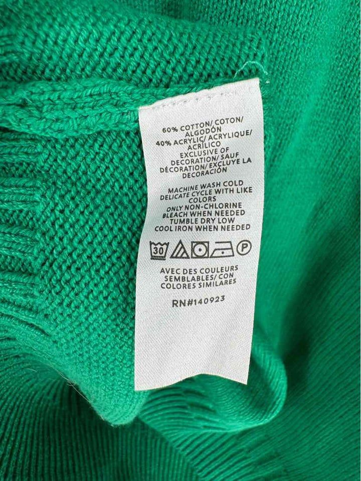 Size M LOFT Green Sweater