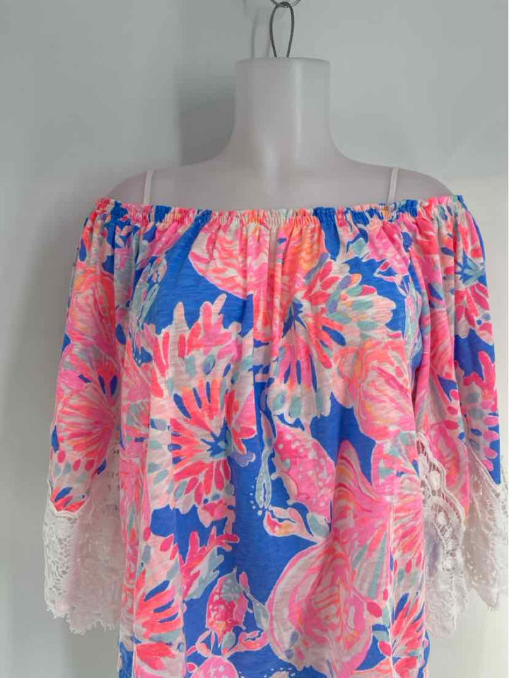 Size M LILLA P Multi-Color Shirt