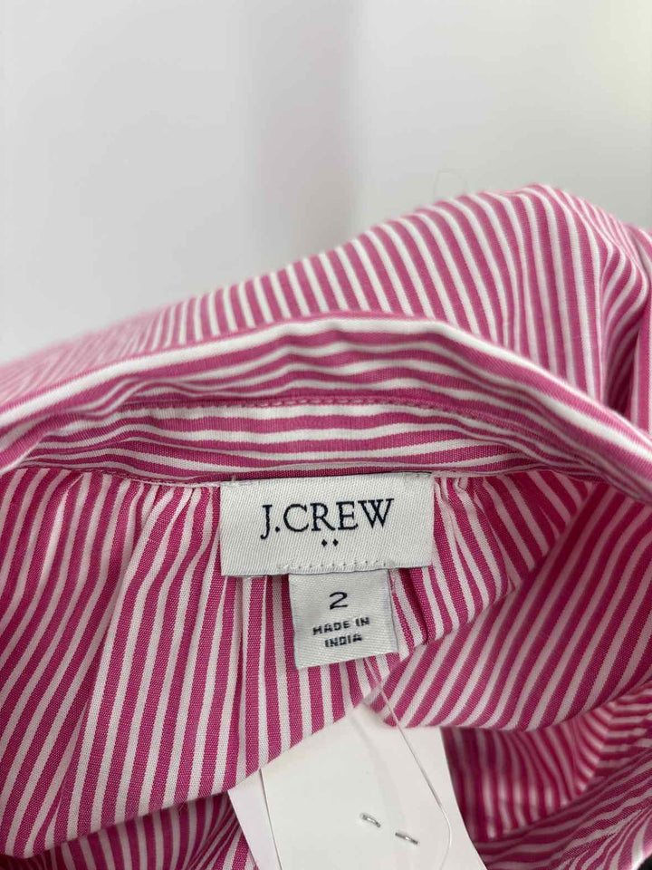 Size 2 J Crew PINK PRINT Dress