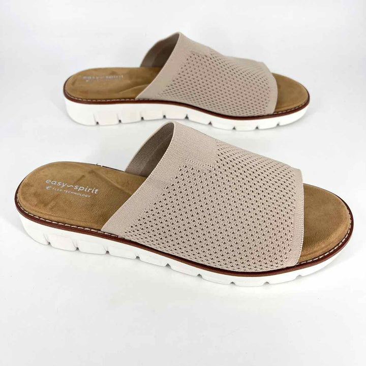 Shoe Size 12 EASY SPIRIT Taupe Knit Sandals