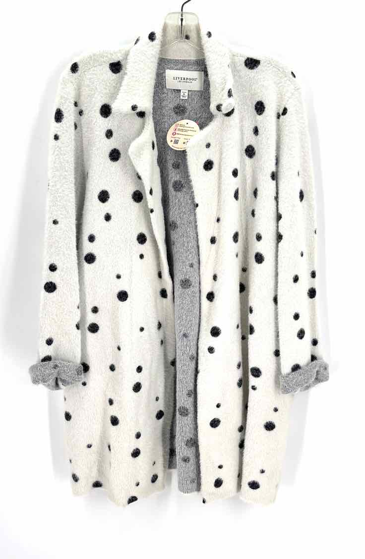 Size XL LIVERPOOL White Knit Jacket