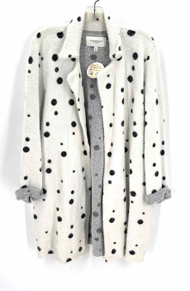 Size XL LIVERPOOL White Knit Jacket