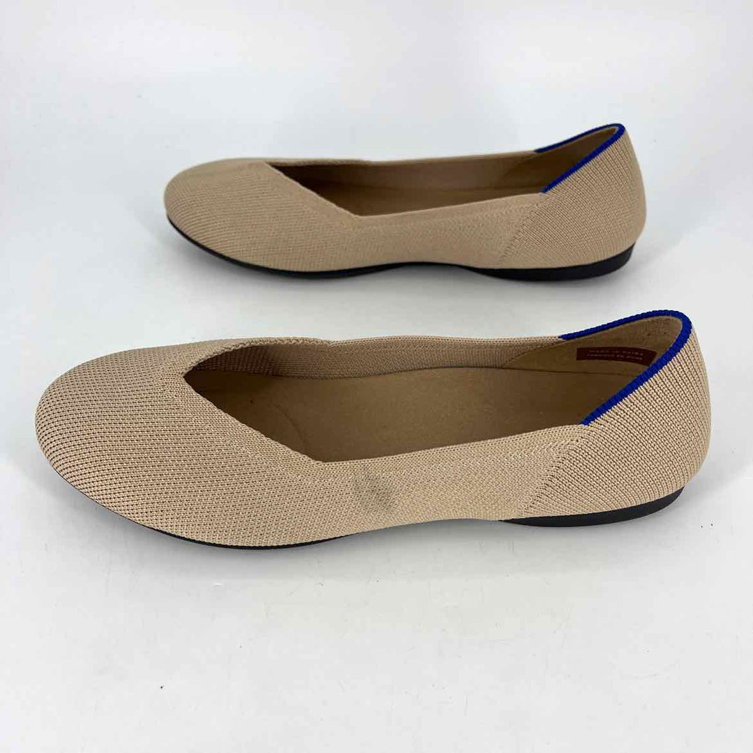 Shoe Size 6 ROTHY'S Tan Flats