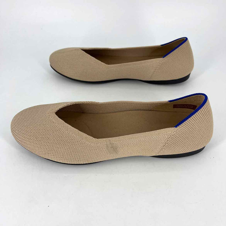 Shoe Size 6 ROTHY'S Tan Flats