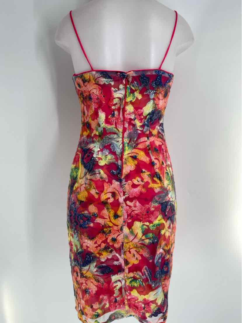 Size 4 LAUNDRY Multi-Color Dress