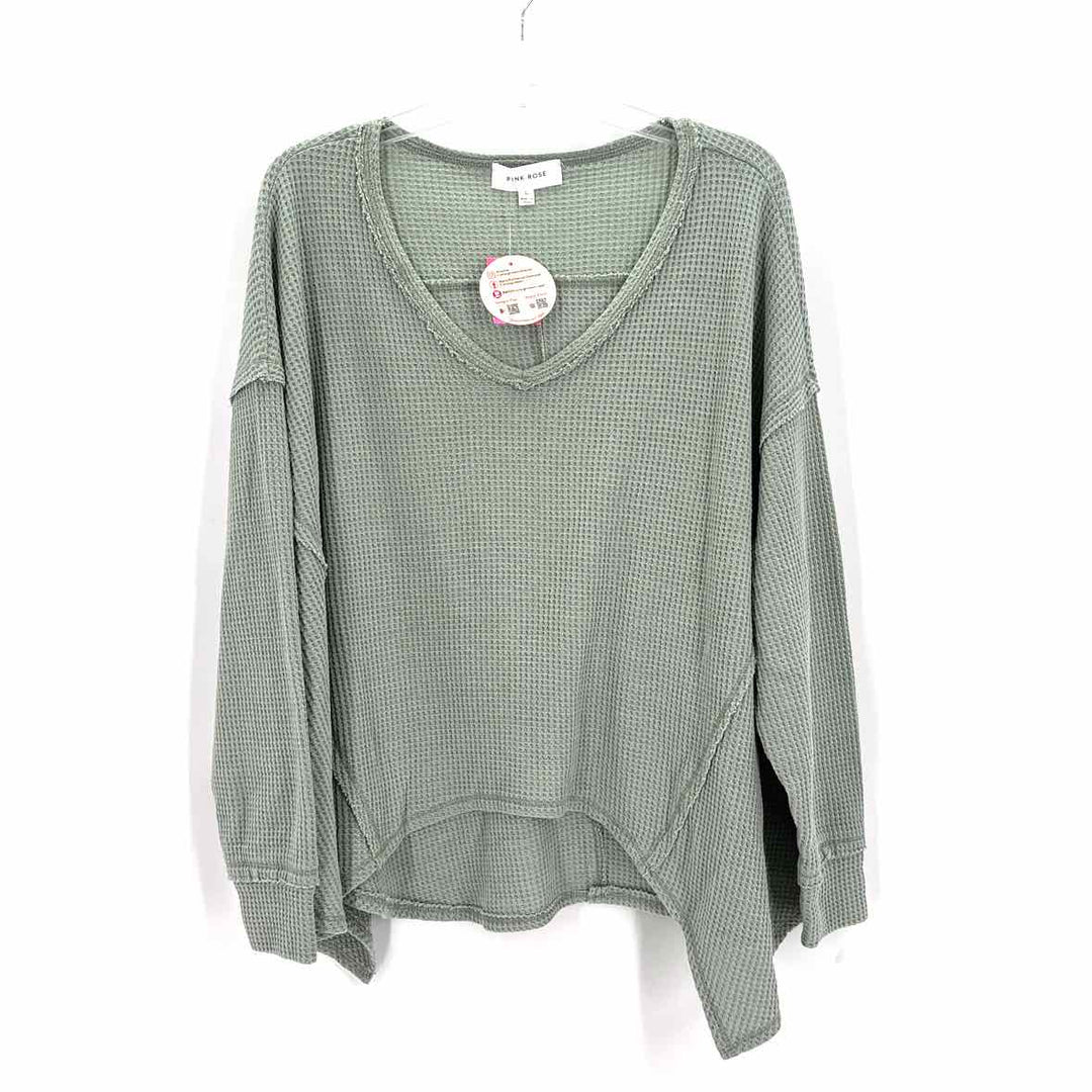Size L PINK ROSE Sage Shirt