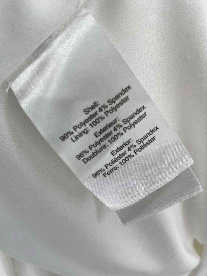 Size 10 KARL LAGERFELD White Dress