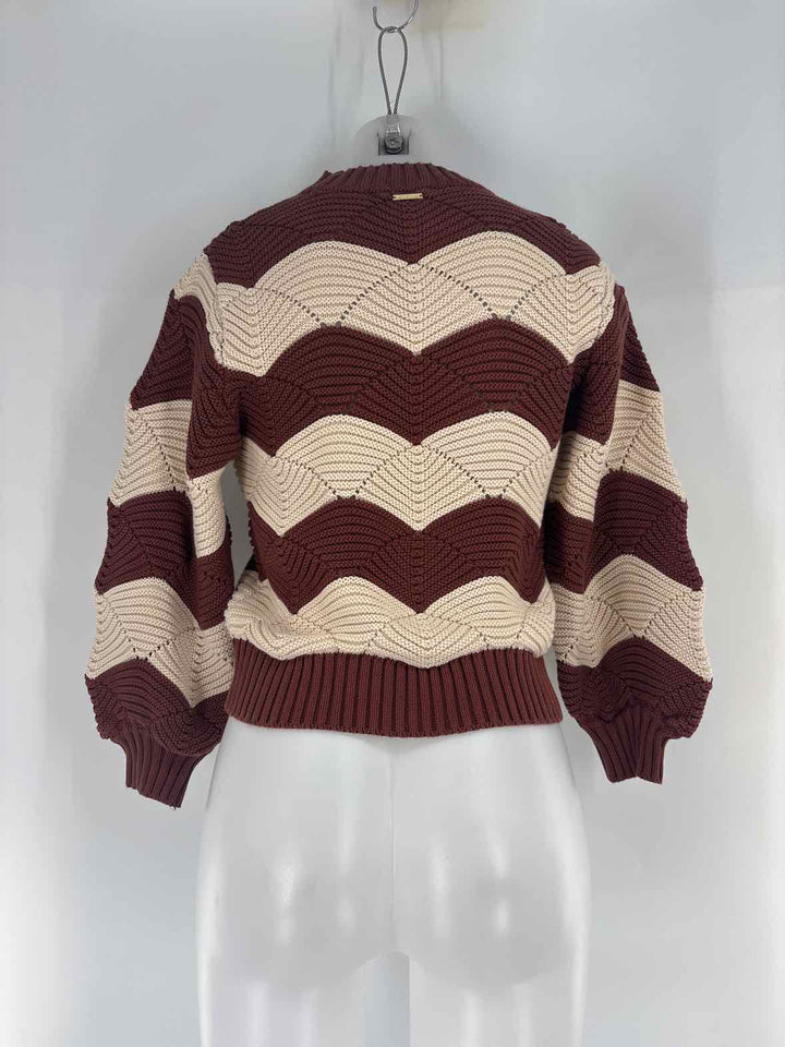 Size S CLEOBELLA Brown Print Sweater