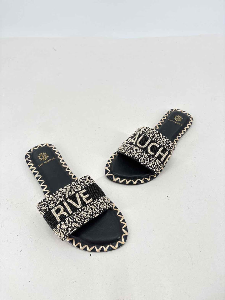 Shoe Size 38 Black Sandals