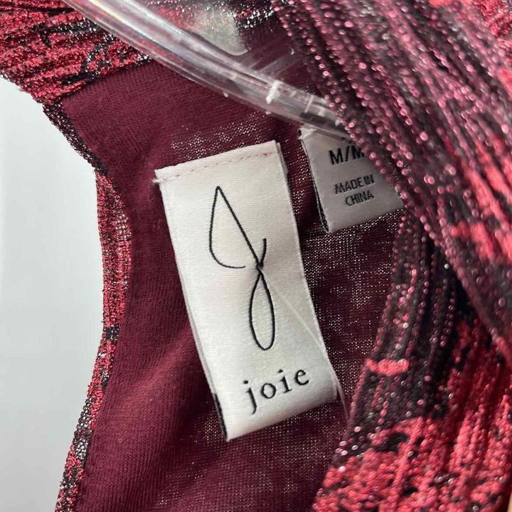 Size M JOIE Burgundy Shirt
