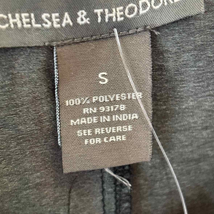 Size S CHELSEA & THEODORE Black Print Romper