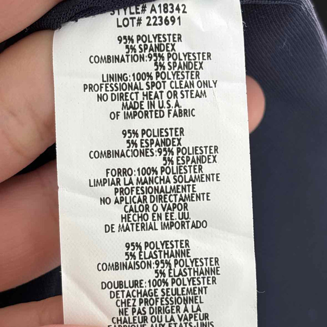Size 10 BETSY ADAMS Navy Dress