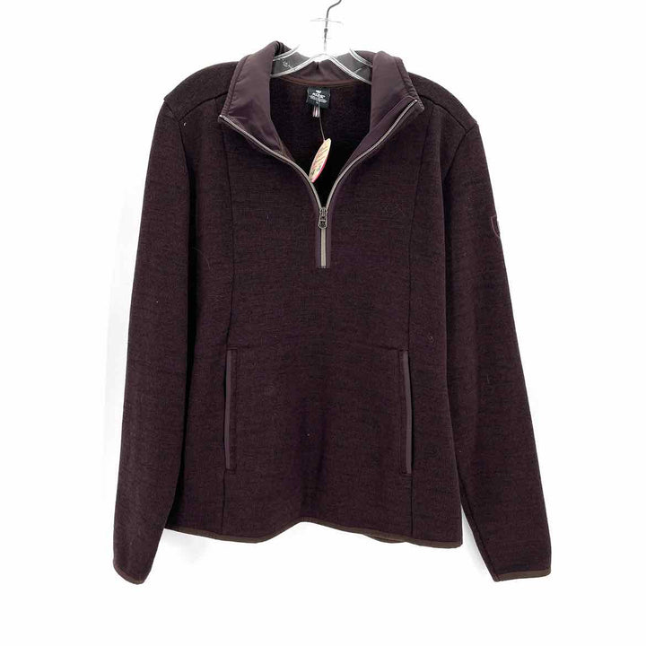 Size L Burgundy Knit Jacket