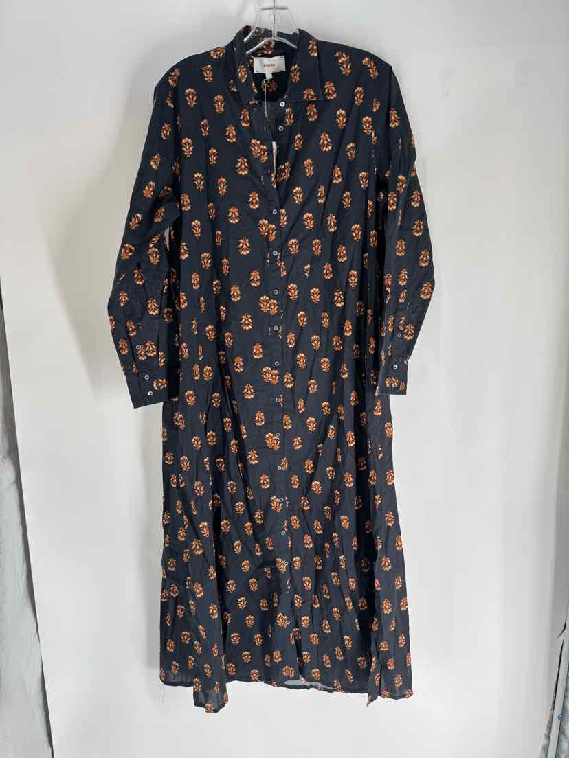 Size S Boden Navy Print Dress