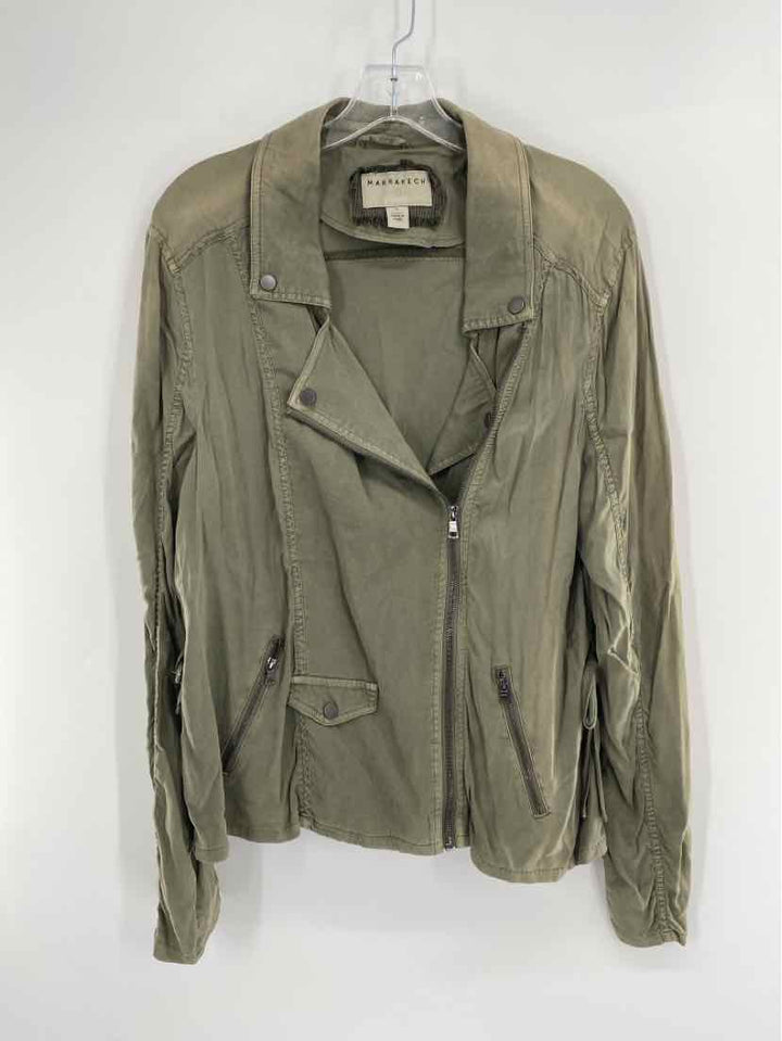 Size L MARRAKECH Olive Jacket