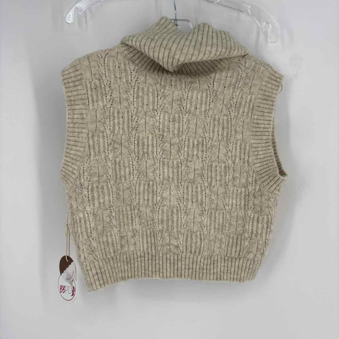 Size S/M KERISMA Tan Knit Sweater