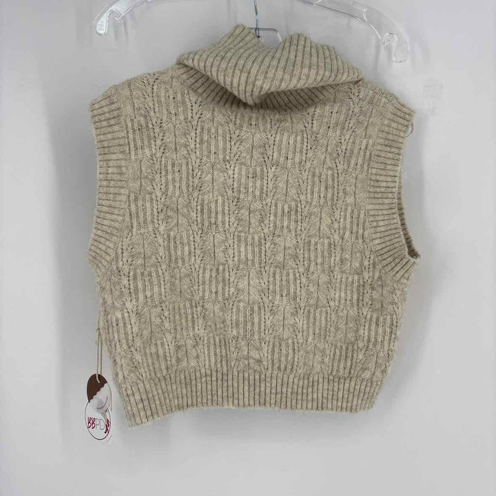 Size S/M KERISMA Tan Knit Sweater
