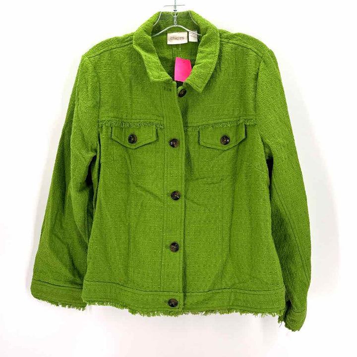 Size L Chico's Green Blazer