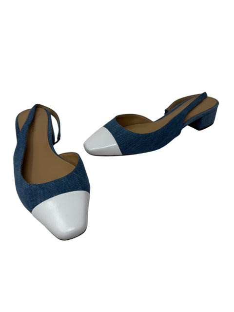 Shoe Size 7.5 VERONICA BEARD Denim Luxury - Flats