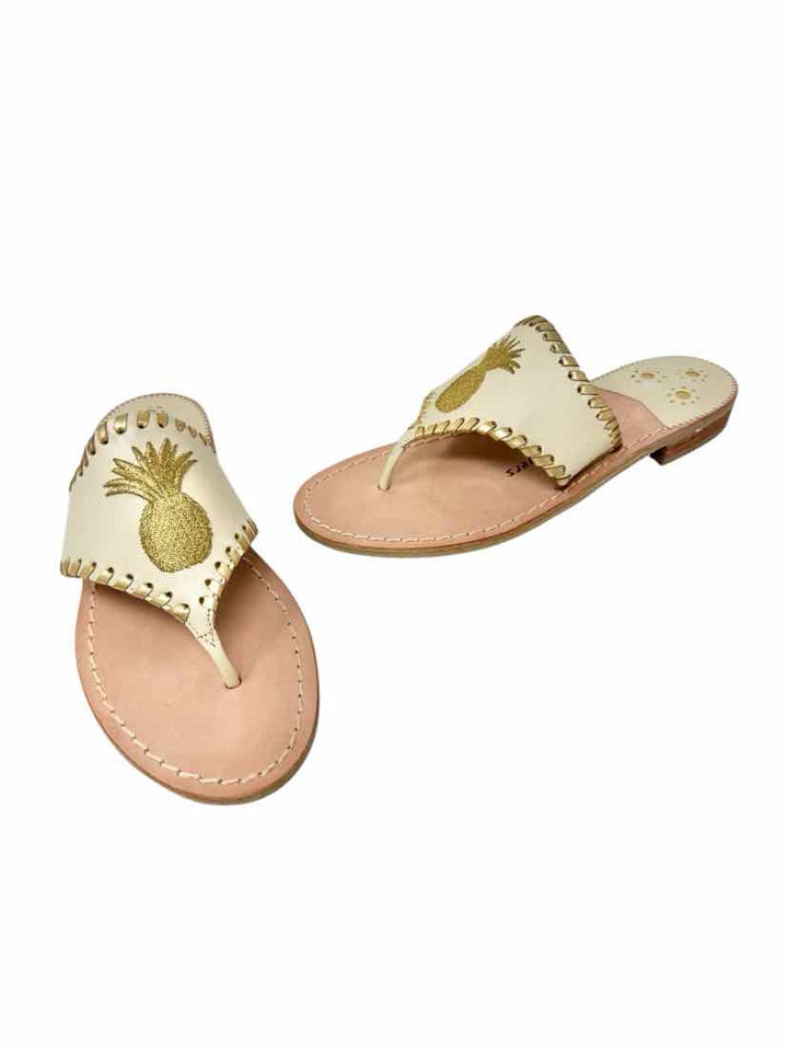 Shoe Size 7.5 Jack Rogers Cream Sandals