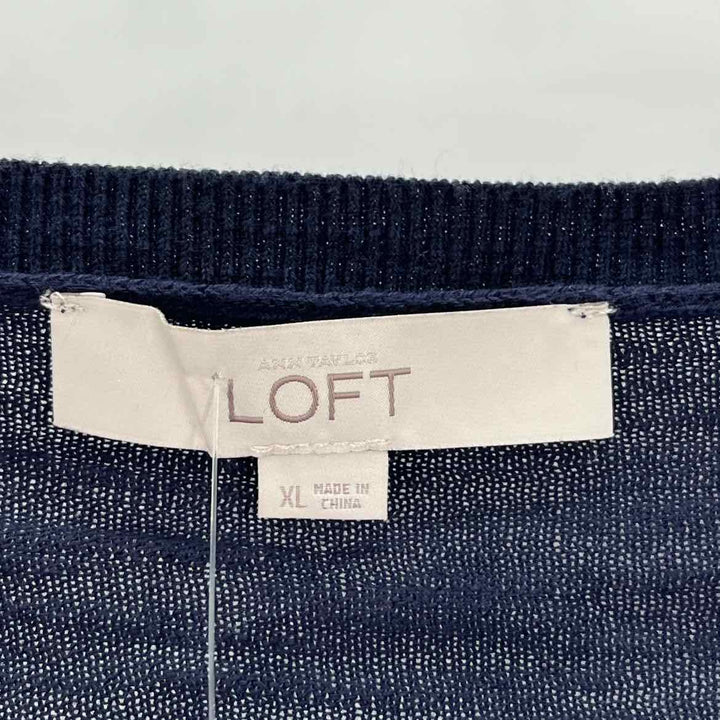 Size XL LOFT Navy Sweater