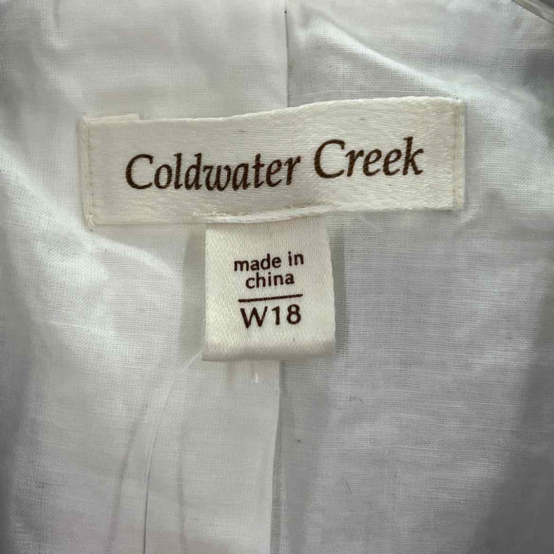 Size 18 Coldwater Creek Blue Print Jacket
