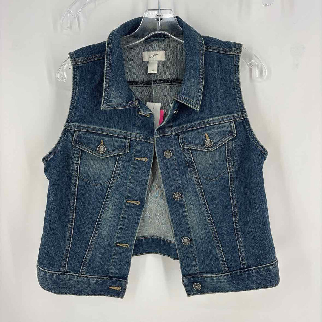 Size M LOFT Denim Vest