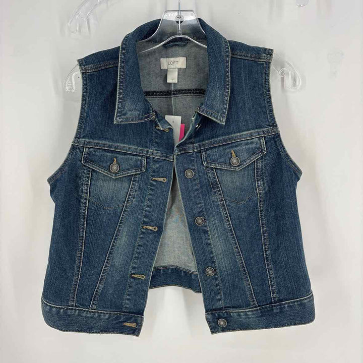 Size M LOFT Denim Vest