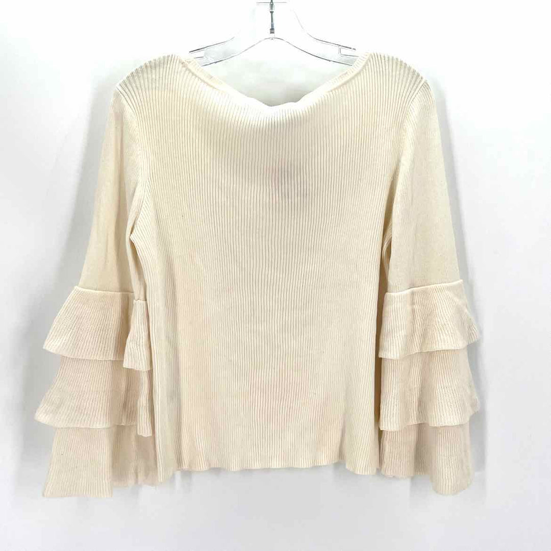 Size L ANTONIO MELANI Cream Knit Sweater