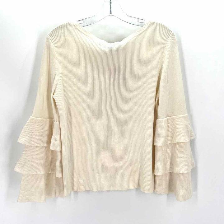 Size L ANTONIO MELANI Cream Knit Sweater