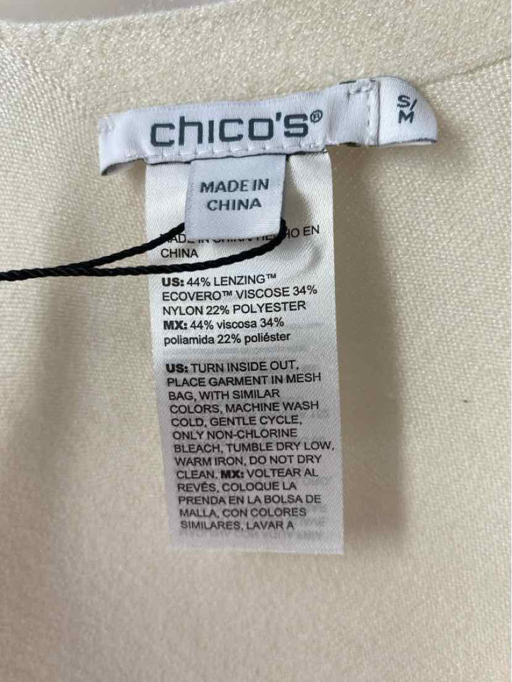Size S/M Chico's Cream Sweater
