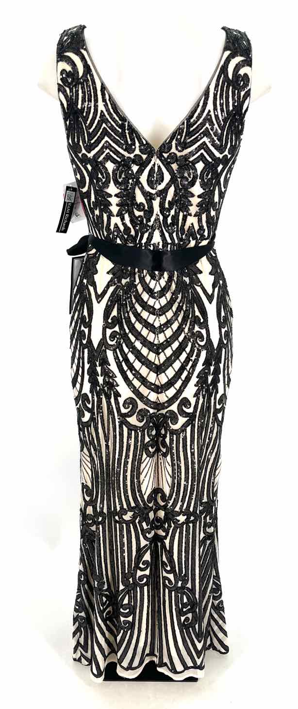 Size 6 R&M RICHARDS Multi-Color Dress