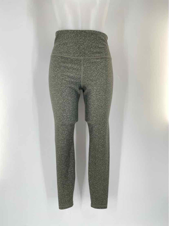 Size M Athleta Green Print Pants