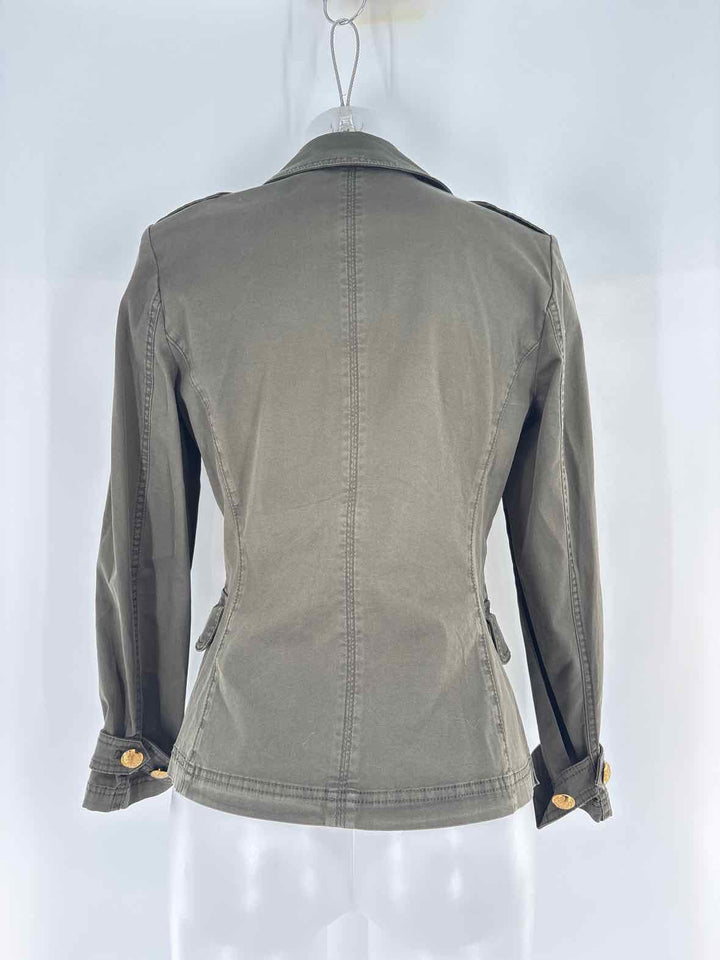 Size 6 White House Black Market Olive Jacket