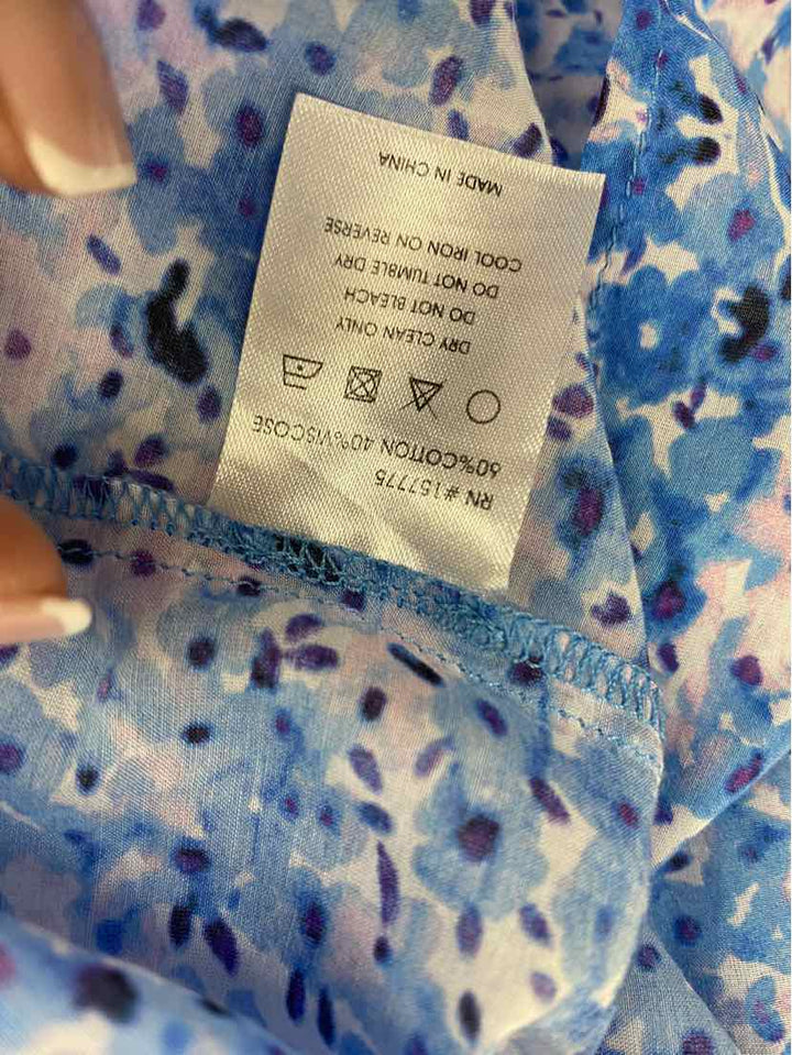 Size XS Blue Print Shirt