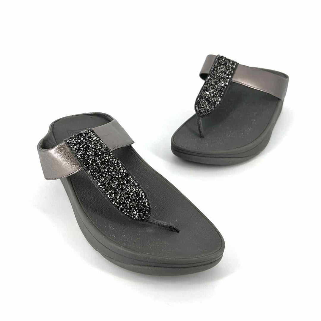 Shoe Size 7 FITFLOP Silver Sandals