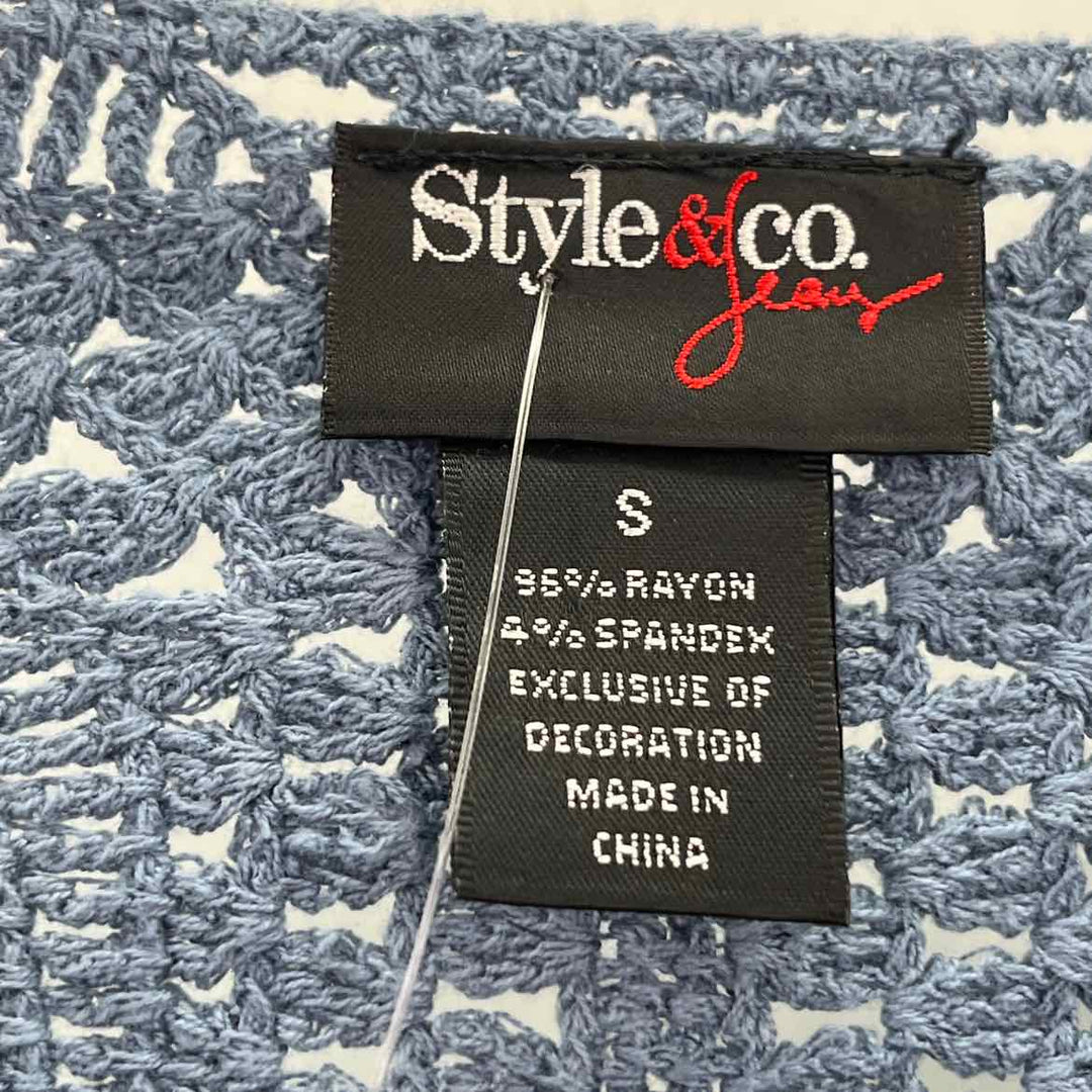 Size S Style & Co Blue Shirt