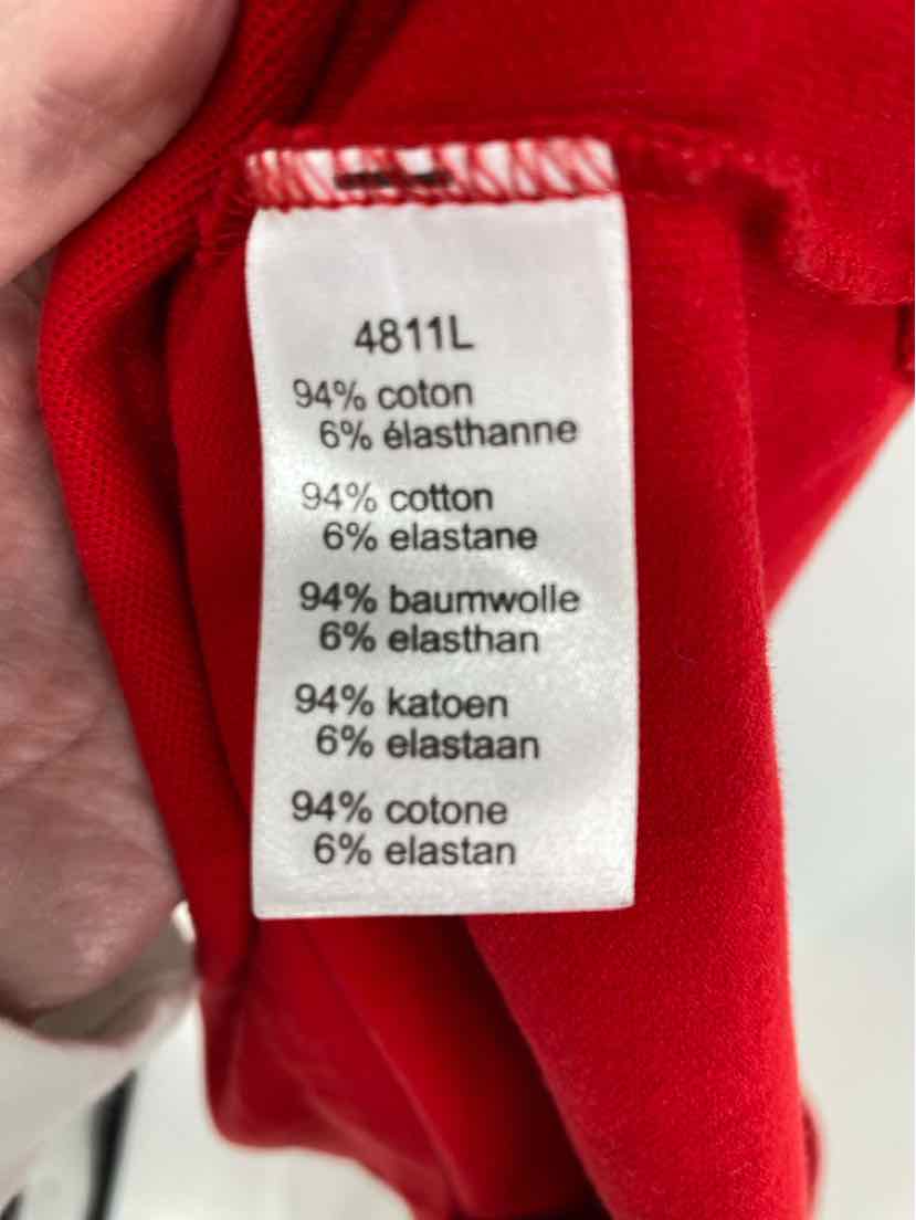 Size 40 Lacoste Red Shirt