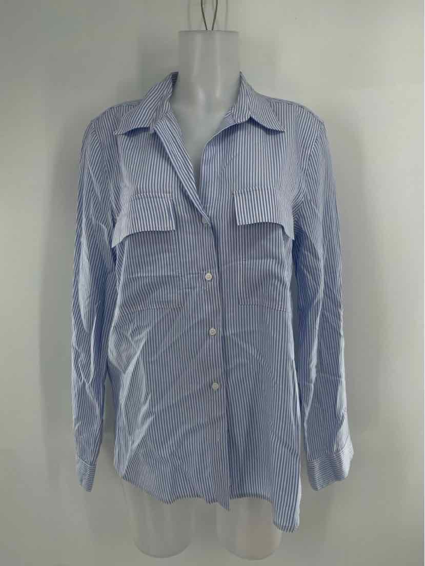 Size M Blue Print Shirt