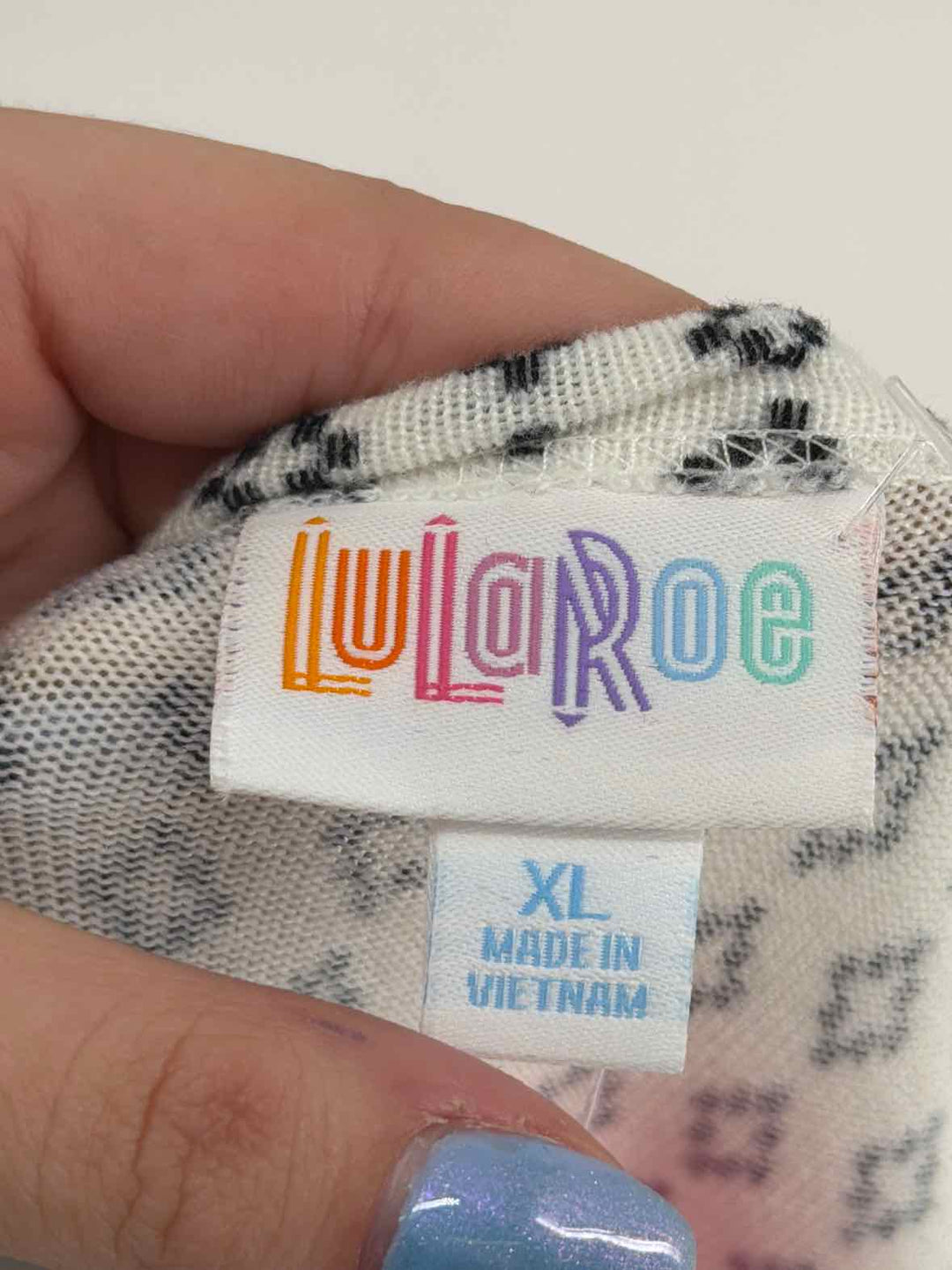 Size XL lularoe White Cardigan