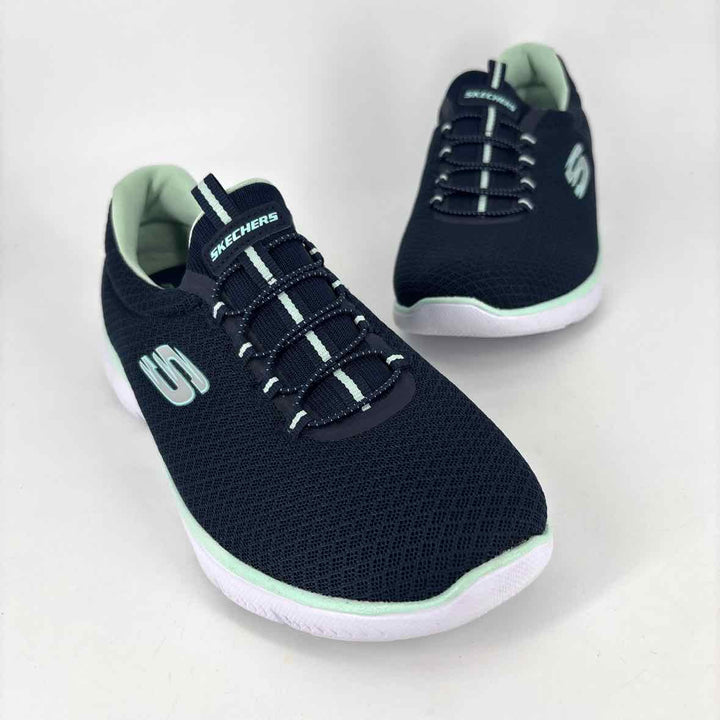 Shoe Size 8.5 Sketchers Navy Knit Sneakers