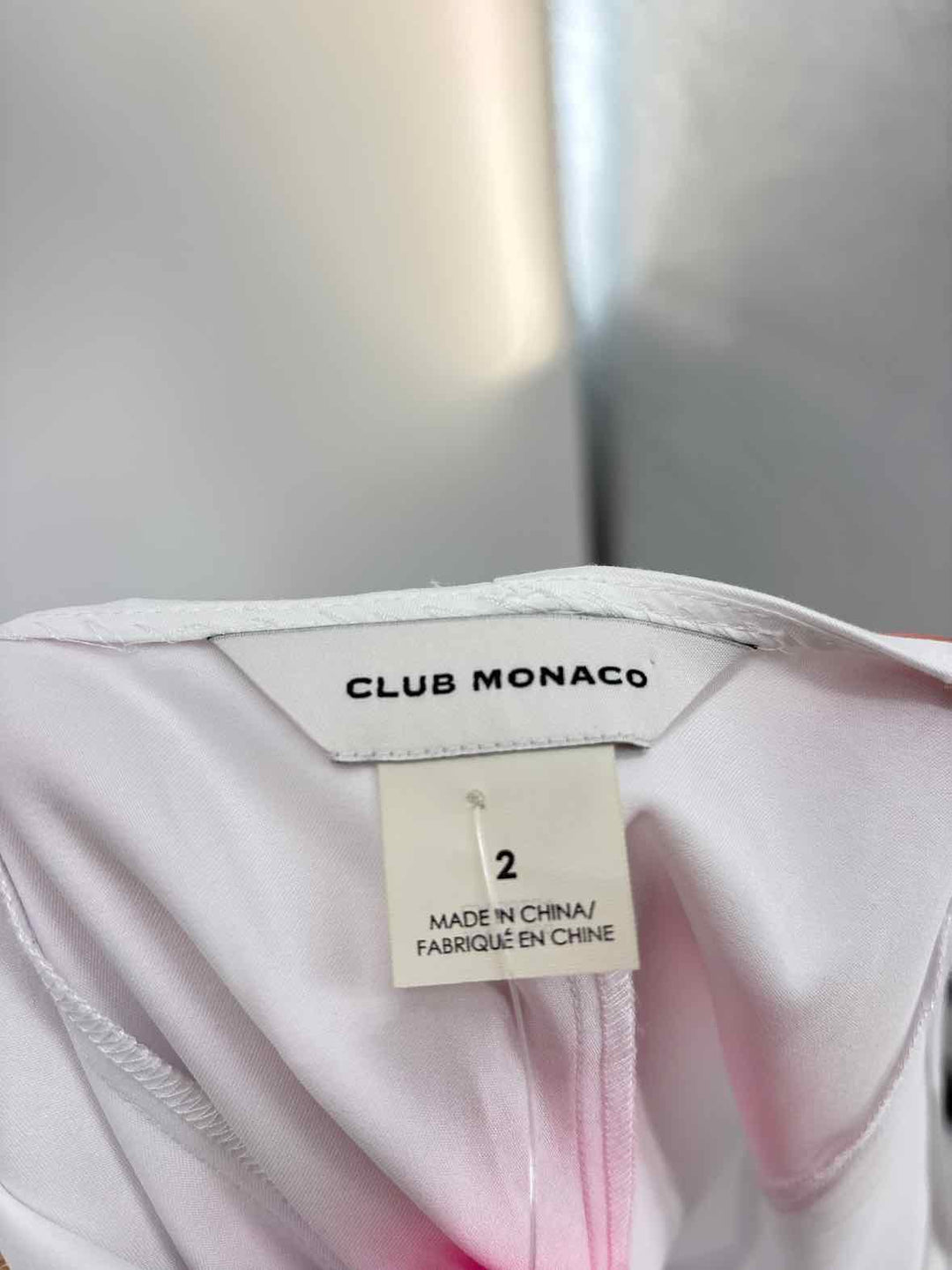 Size 2 CLUB MONACO White Dress