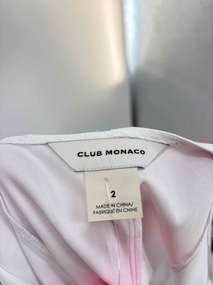 Size 2 CLUB MONACO White Dress