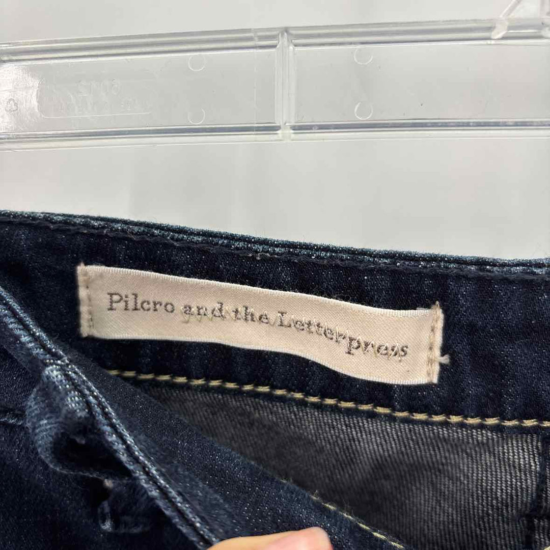 Size 31 Pilcro & the Letterpress Navy Denim Jeans