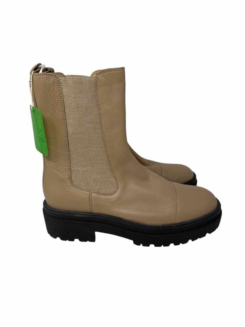 Shoe Size 11 Sam Edeleman Tan Leather Boots