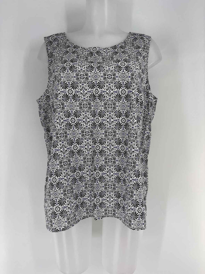 Size L Talbots Black Shirt